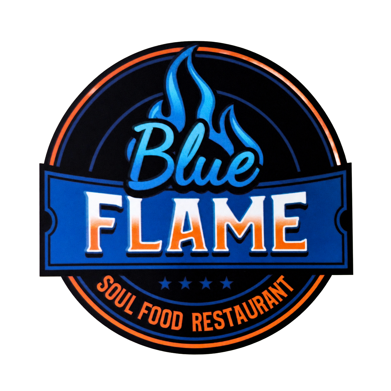 Blue Flame – Southern Restaurant logo